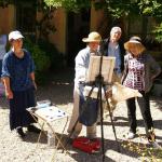 Caroline's demo at Hotel Baudy Gardens