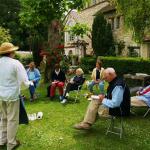 Color theory lecture and demo at Moulin des Chennivieres